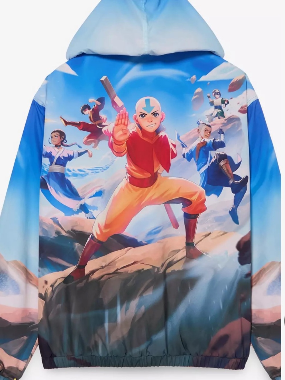 NWT Magic The Gathering Avatar Adult Size Small Reversible Orange Zip Up Jacket